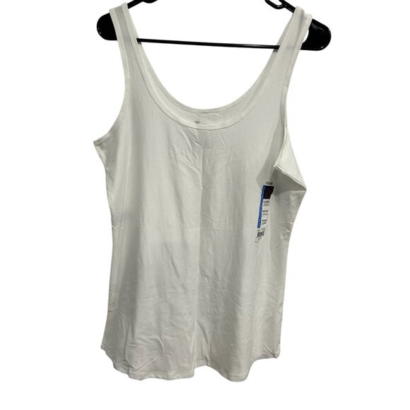 No Boundaries White Scoop Tank Top Sz 3XL - Picture 1 of 8